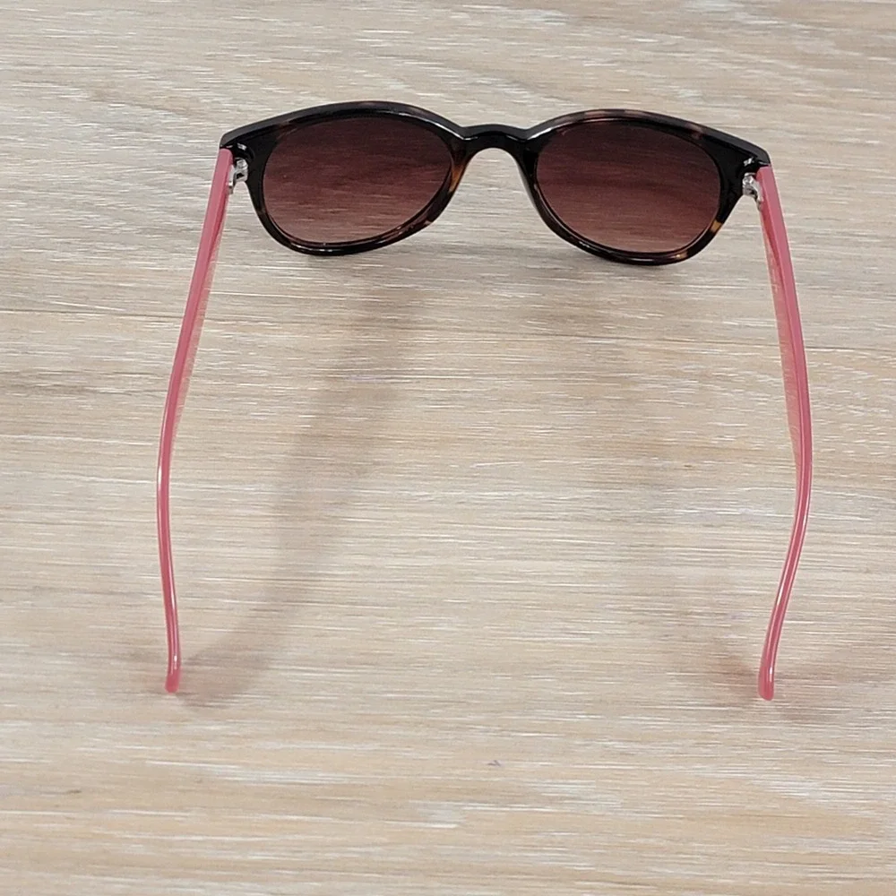 Ivanka Trump IT032 Sunglasses Dark Brown Tortoise Pink Cat Eye 50-21-150